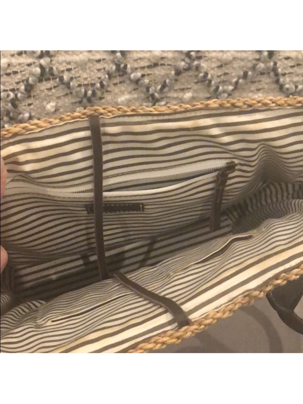 J. Crew straw bag - Picture 4 of 6